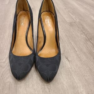 Coach high heels, size 7
